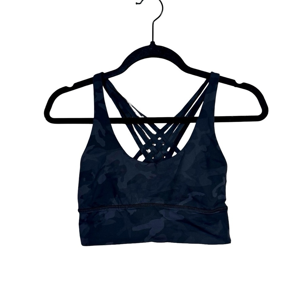 Lululemon Free To Be Moved BraIn Incognito Camo Multi Grey W2BJAS - Picture 5 of 8